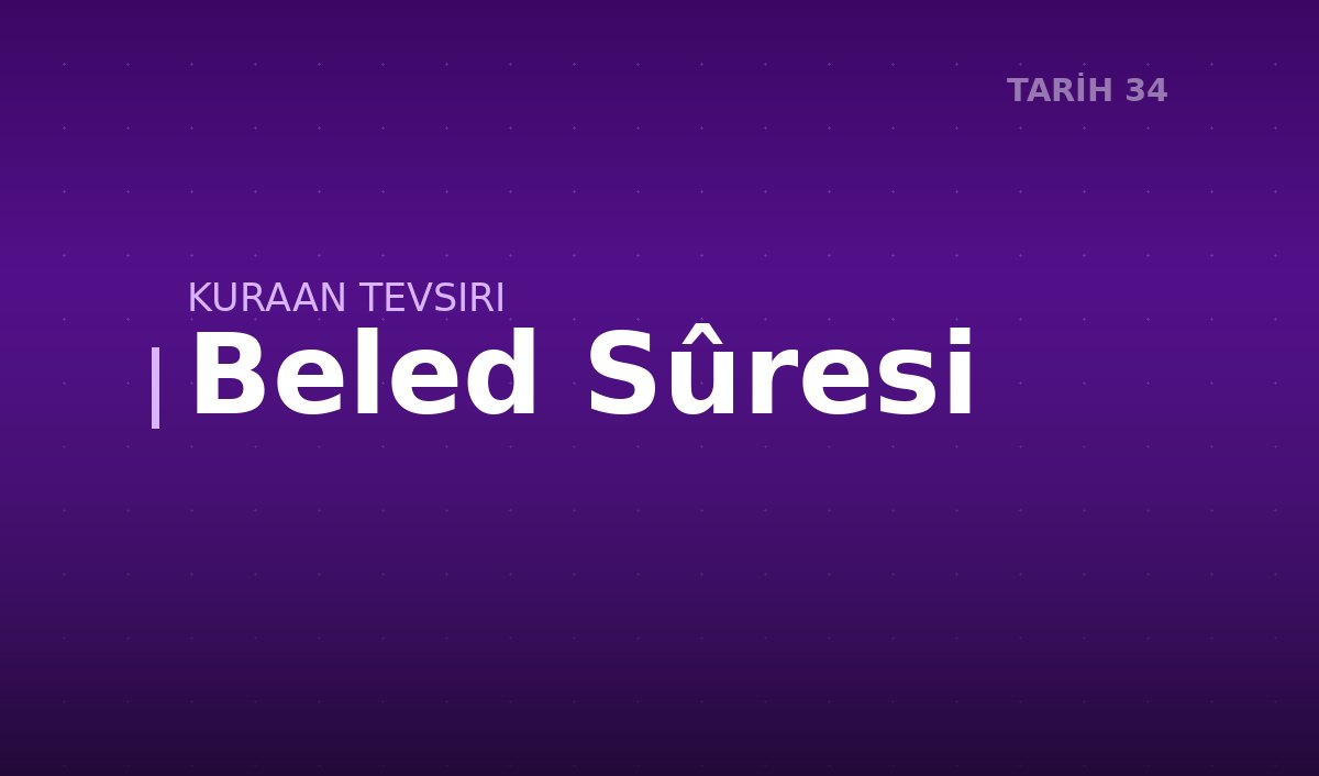 Beled Sûresi