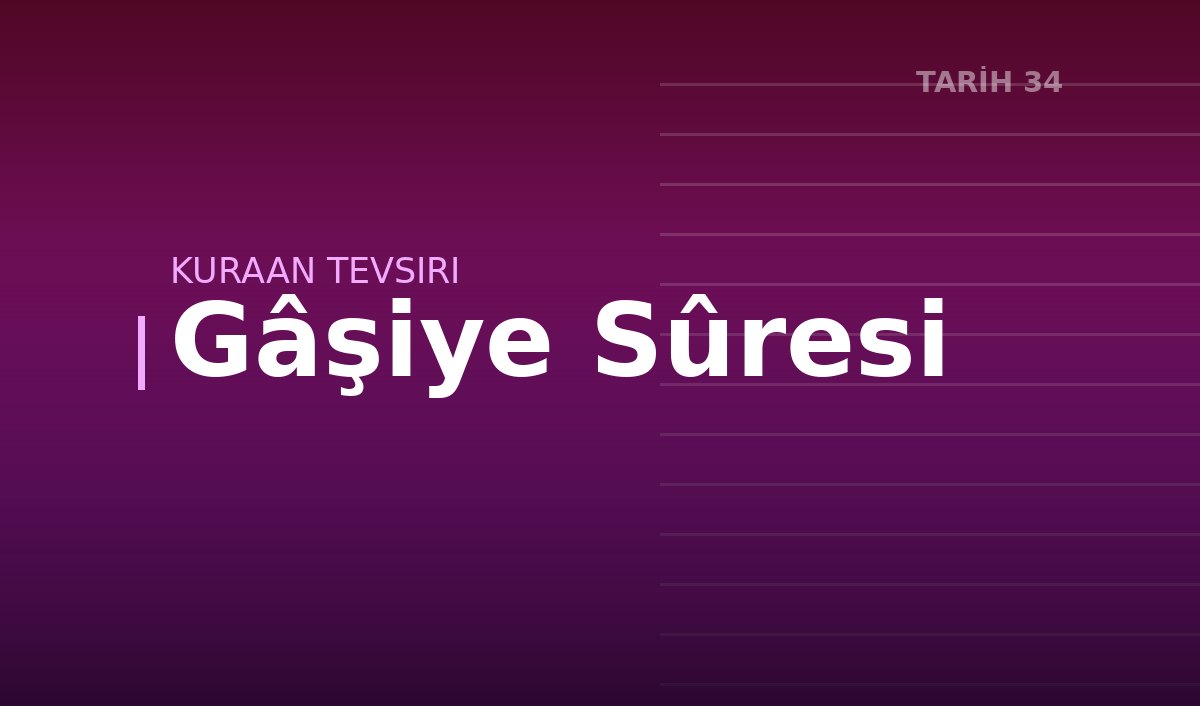 Gâşiye Sûresi