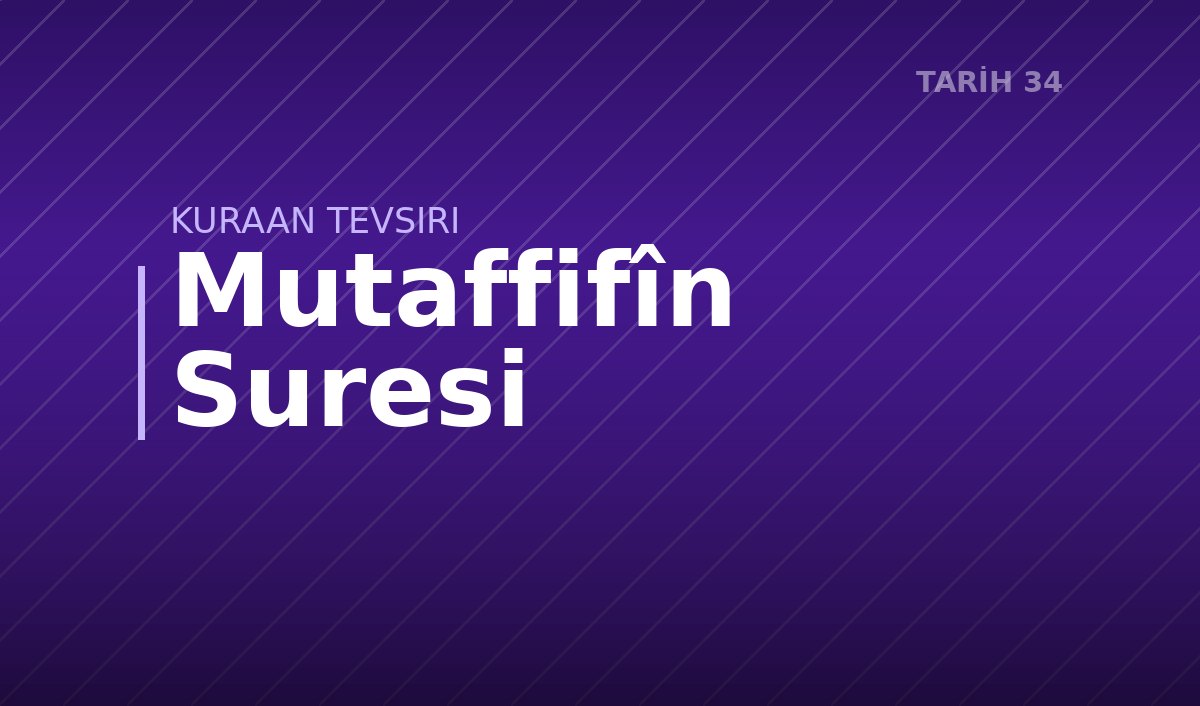 Mutaffifîn Suresi