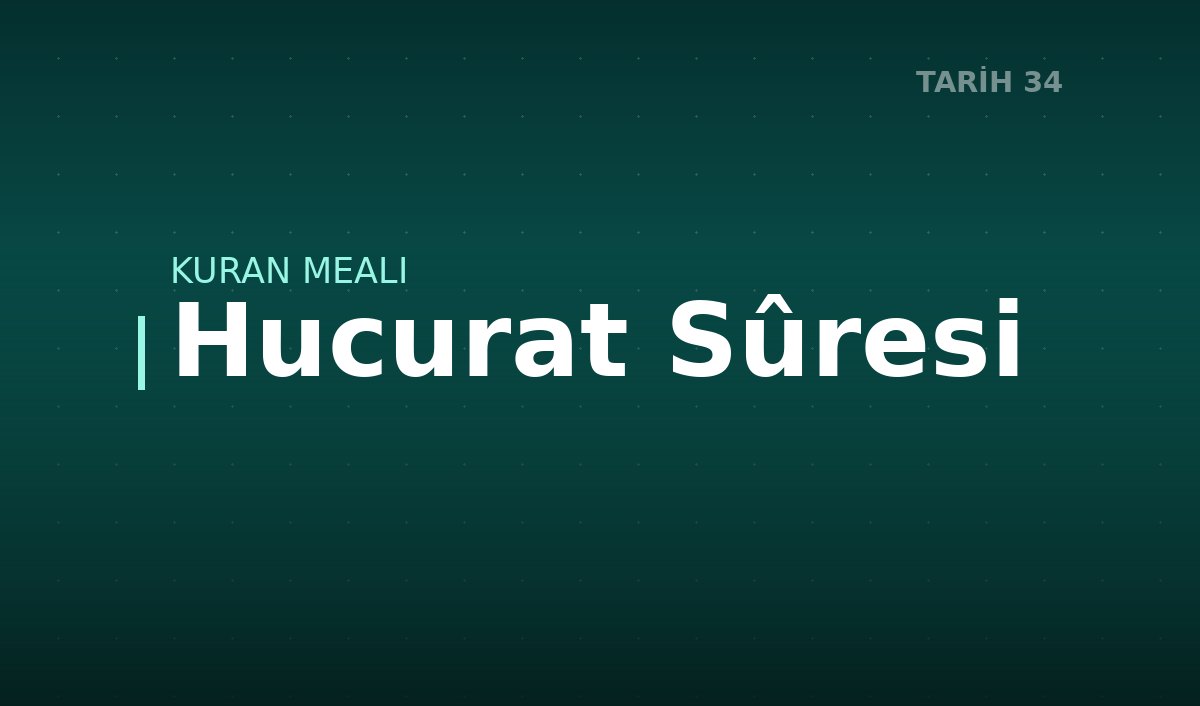 Hucurat Sûresi