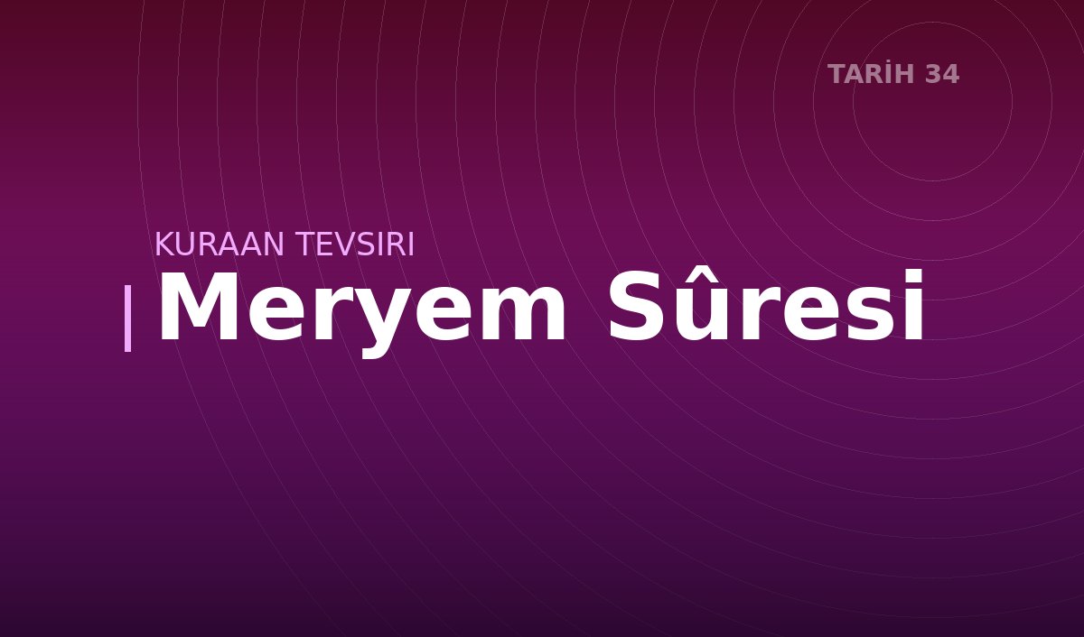Meryem Sûresi