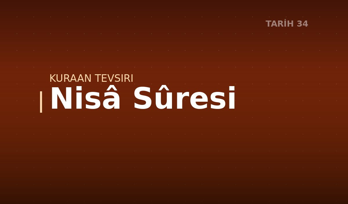 Nisâ Sûresi