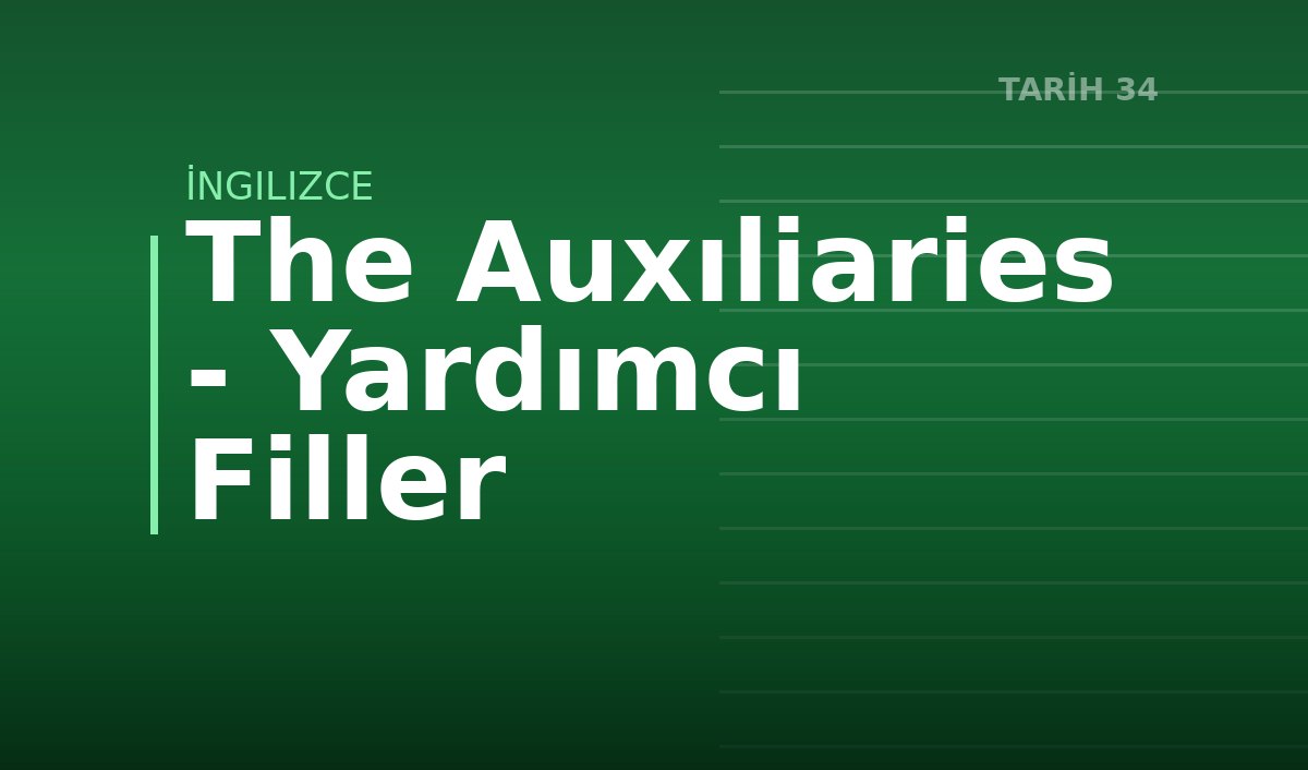 The Auxıliaries - Yardımcı Filler