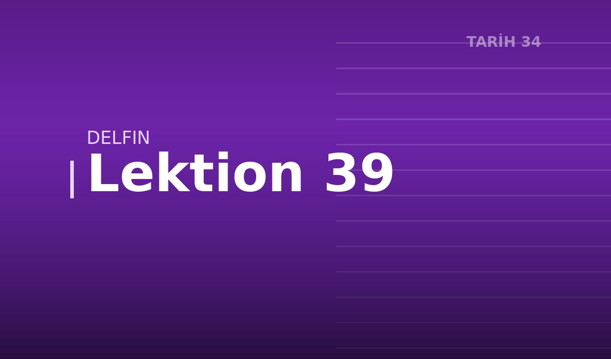 Lektion 39