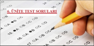 7. SINIF SOSYAL BLGLER 6. NTE TEST SORULARI