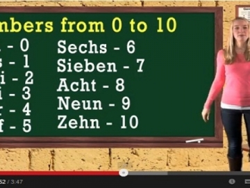 German lesson 7- the numbers 