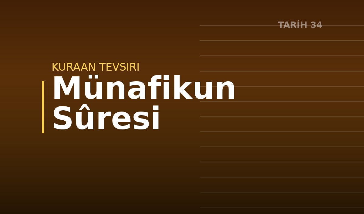 Münafikun Sûresi