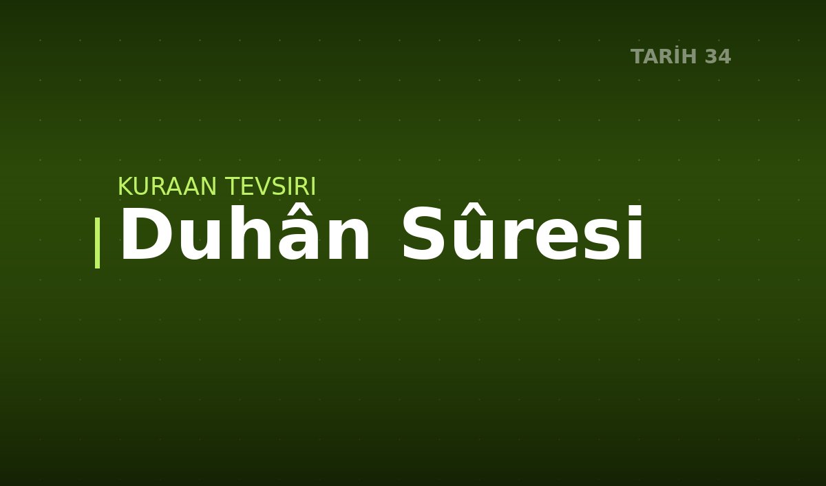 Duhân Sûresi
