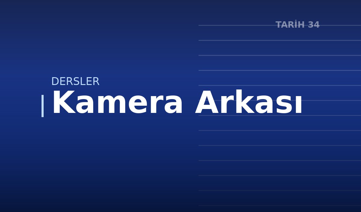 Kamera Arkası