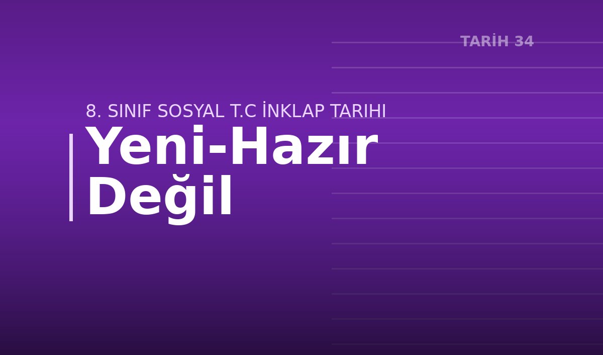 Yeni-Hazır Değil