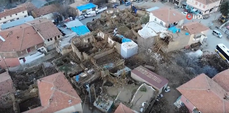 Deprem Sonrası Elazığ Havadan Görünüm