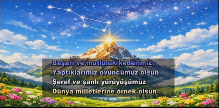 Ba�ar�m�z Da�lar�n Zirvesinde Y�ld�z Gibi Parlas�n
