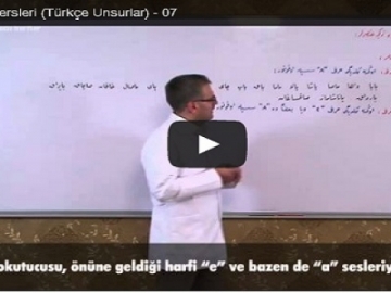 Osmanlıca Öğreniyorum. Ders 8