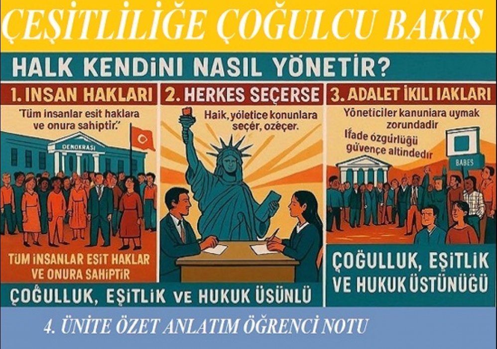 Demokrasi Dersi 4. �nite; �e�itlili�e �o�ulcu Bak��